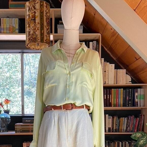 Chicos Shirt Green - Picture 1 of 4